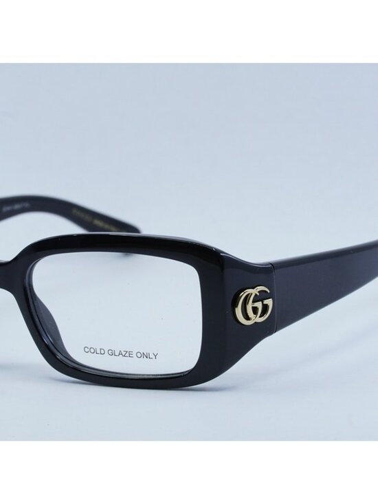 Gucci GG1406O 001 Eyeglasses Black 53mm Rectangle Frame main image 7